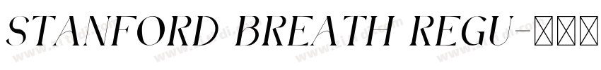 Stanford Breath Regu字体转换